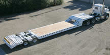 35 Ton Air Ride Beaver Tail Trailer