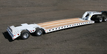 35 Ton 2-Axle 4-Frame Narrow-Neck Trailer